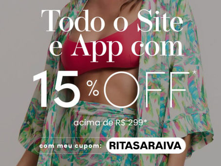 DEU A LOUCA - RENNER - 15% OFF - RITASARAIVA