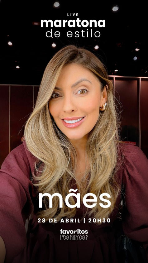 28 de Abr - Live maratona de estilo Renner