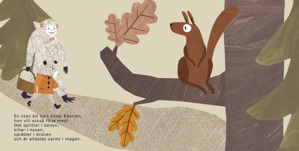 Vad ska lilla nallen göra nu ? Illustration