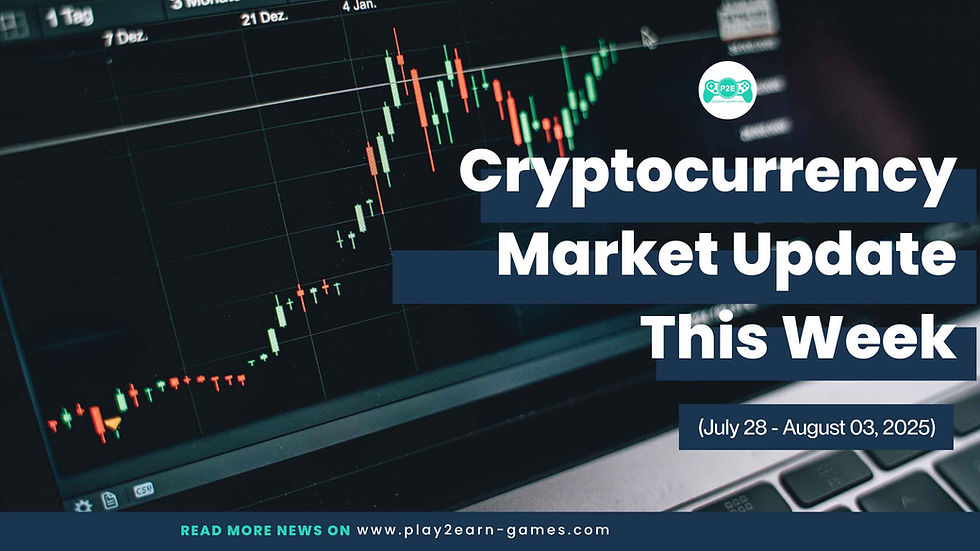 This Week in Crypto (Jul 28-Aug 3, 2025): GameFi, DeFi, NFTs, Play‑to‑Earn & What’s New in Tokens