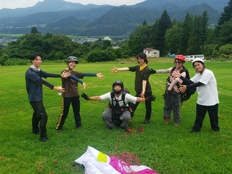 8月1日(土曜日)グランボレ:パラグライダーフライトレポート