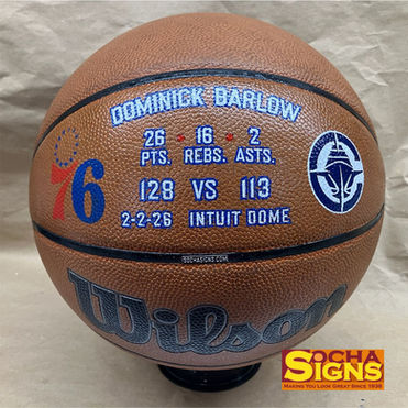 custom decorated sports balls hand painted to order