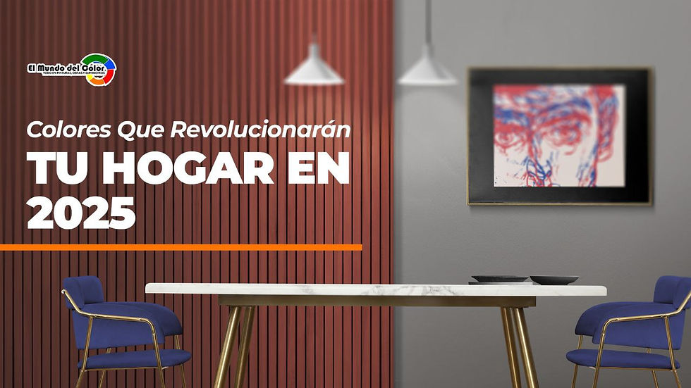 Colores que revolucionarán tu hogar en 2025.