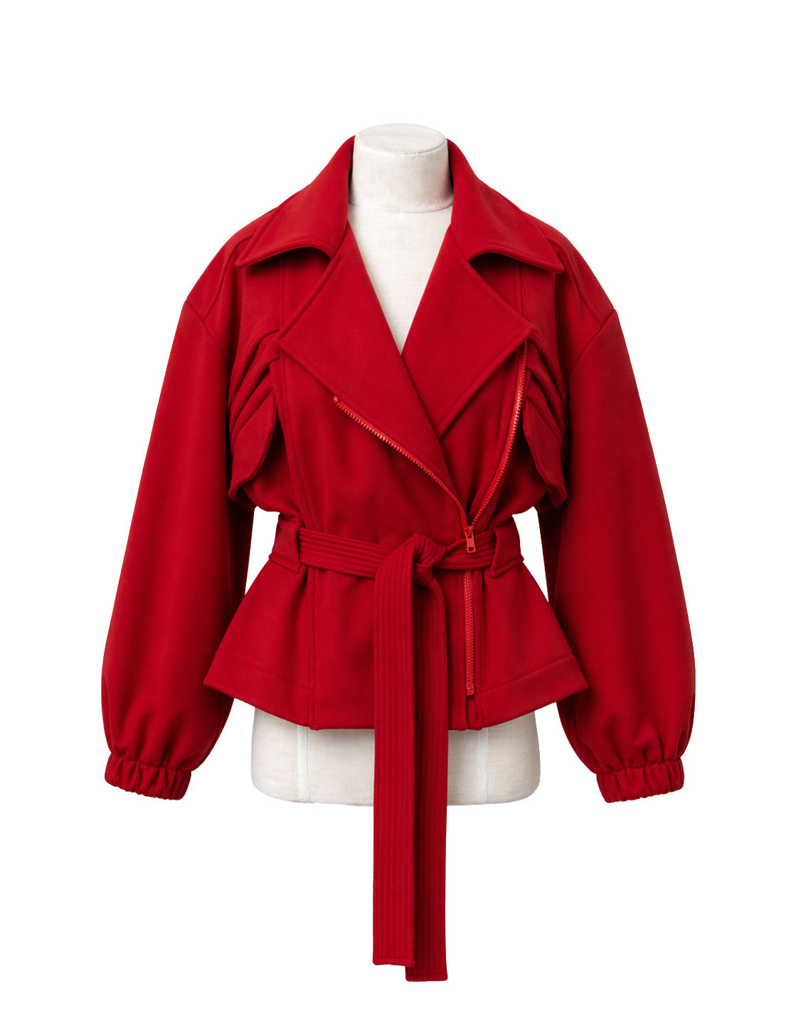 Red Knit Jacket