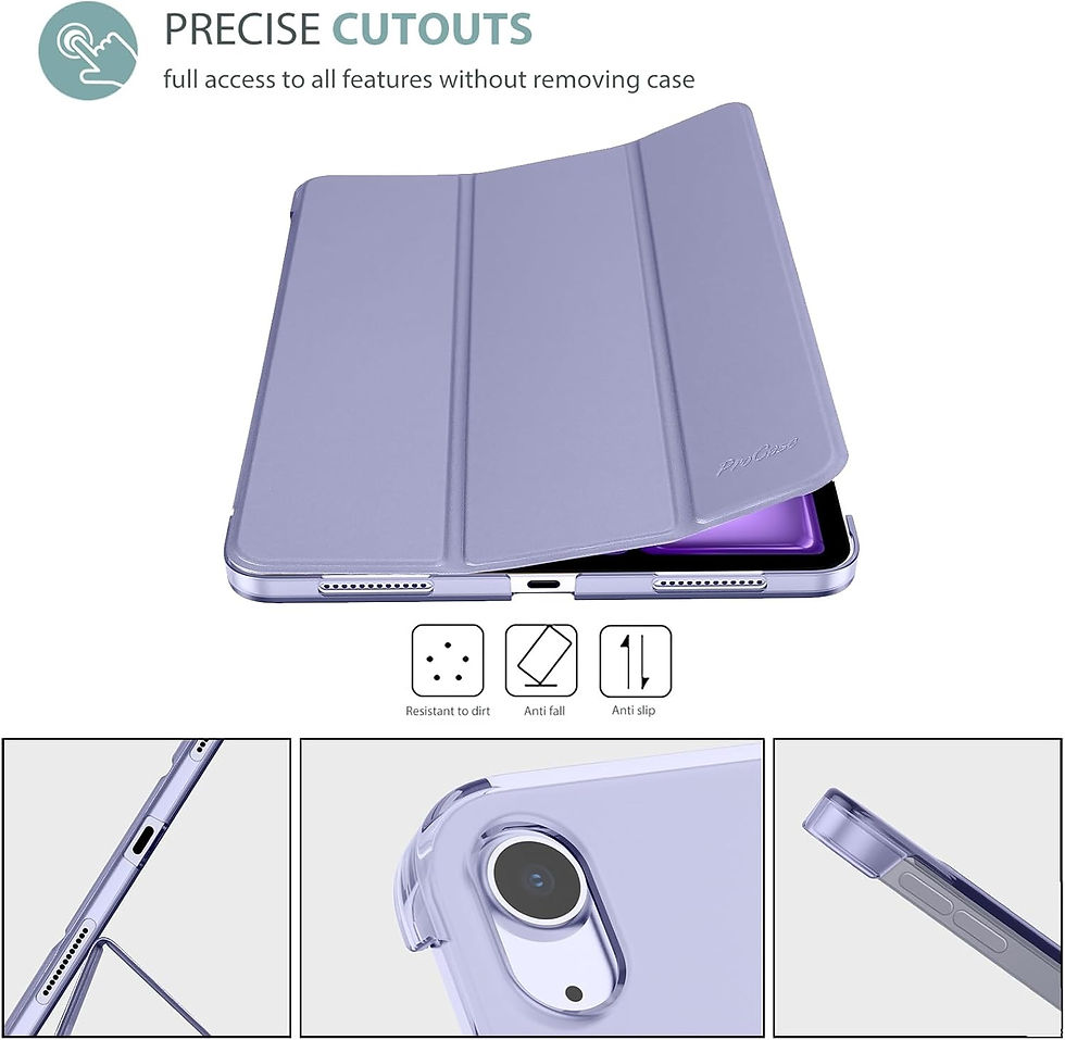 Miniatura: Estuche Protector Smart Case Para iPad Air 11 Chip M2 2024 y Air 11 Chip M3 2025
