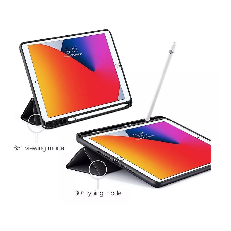 Miniatura: Estuche Smart Case Para iPad 10.2 7, 8 y 9 Gen Con Espacio + Vidrio Ceramico
