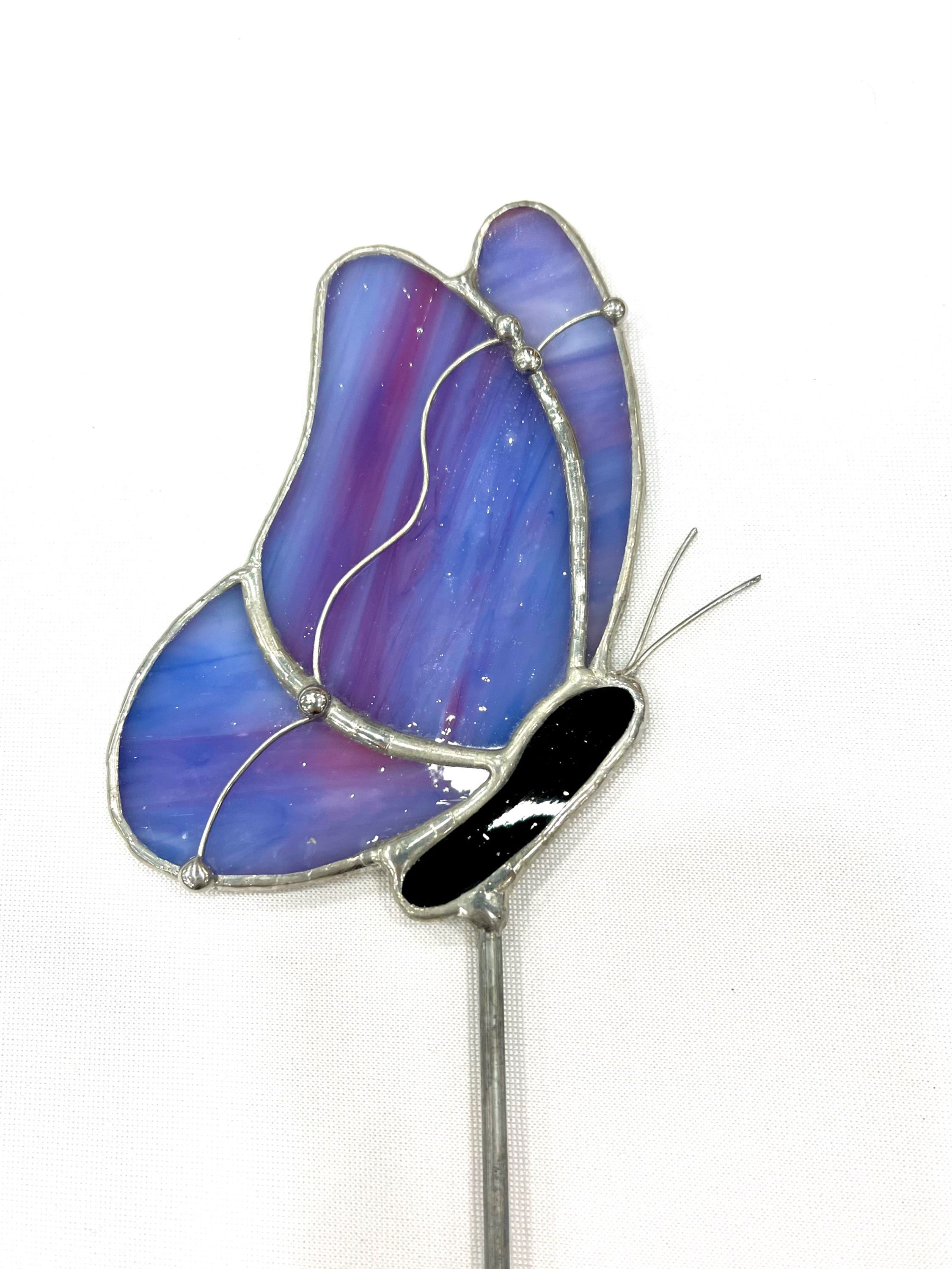 Purple Butterfly Garden Stake