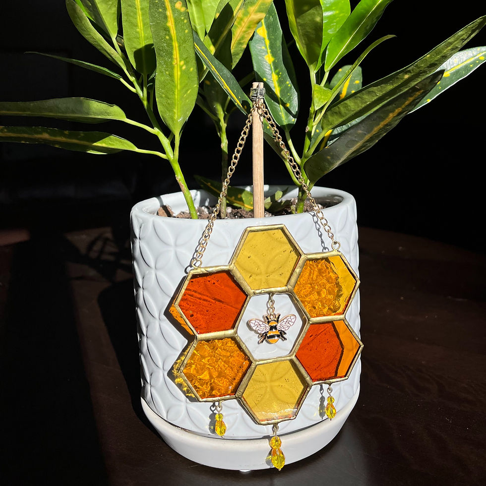 Thumbnail: Honeybee Suncatcher No. 2