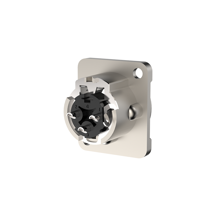 Thumbnail: Roxtone RX3MDHD-NT XLR Male Chassis connector