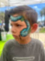 Snake Face Painting