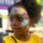 Flower Face Painting