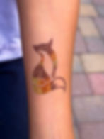 Fast Glitter Tattoo Station at School Carnival