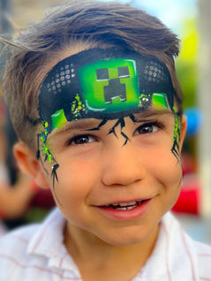 Video Game Face Painting