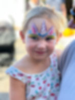 Unicorn Face Painting