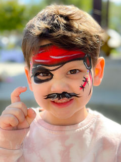 Pirate Face Painting