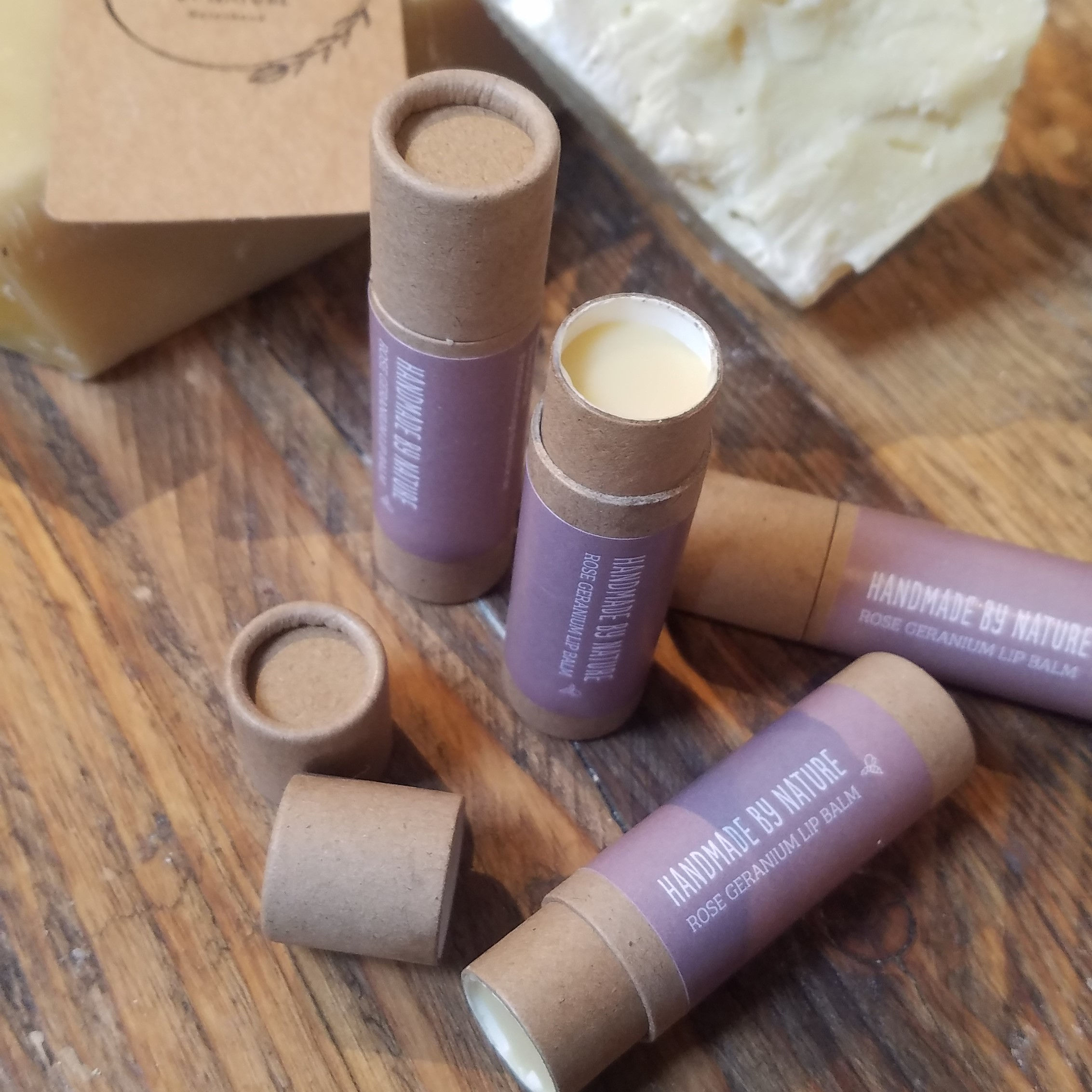 Rose Geranium Lip Balm