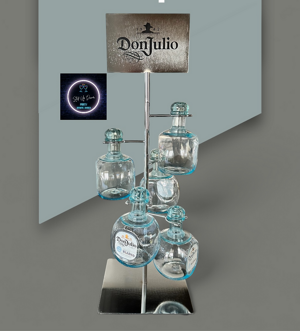 Thumbnail: Don Don Julio Bottle Display Tower Stand –Holds 5 Mini Bottles
