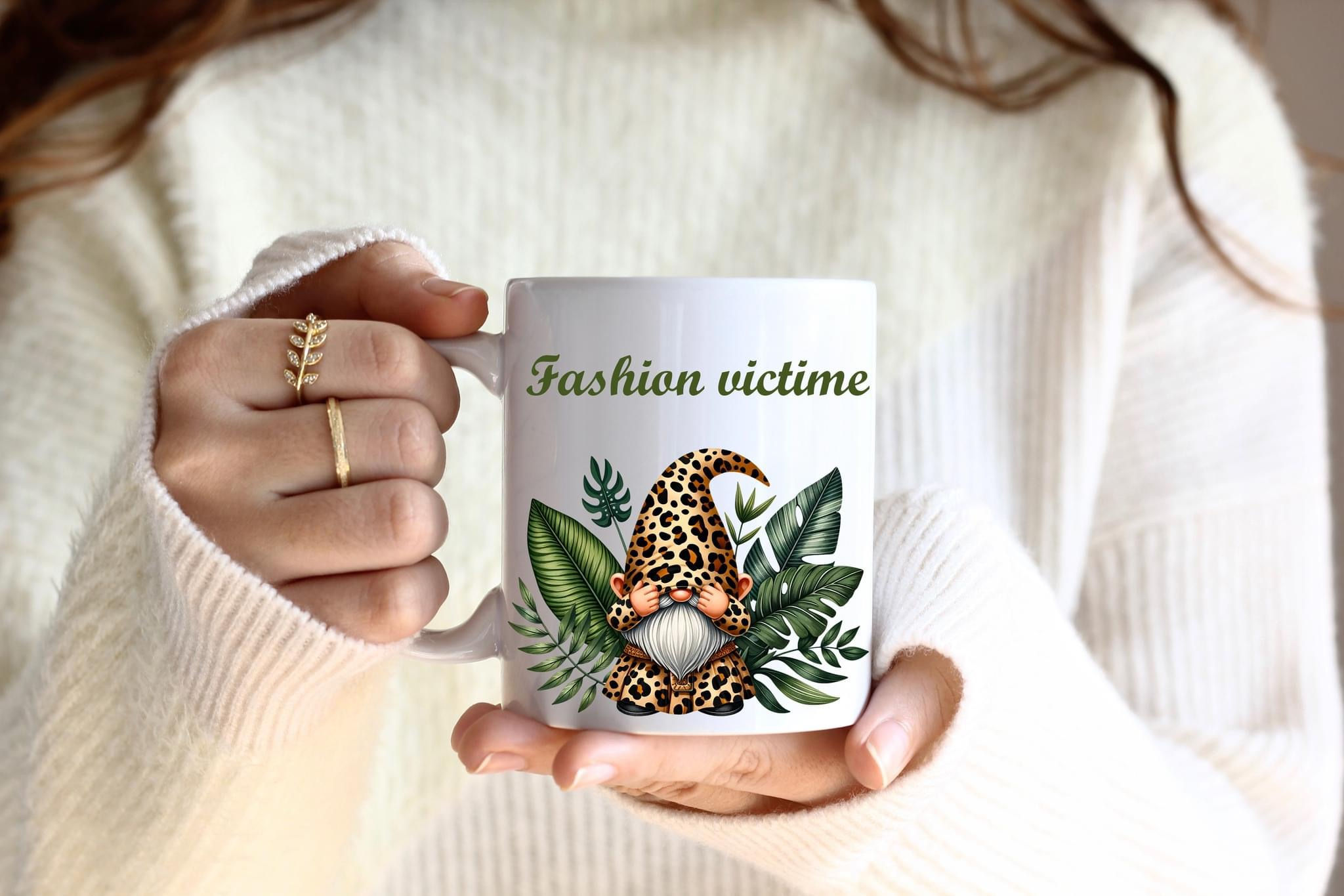 Mug Gnome jungle fashion victime