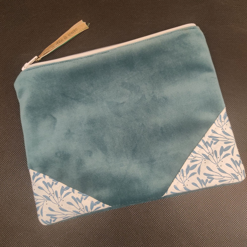 Pochette Boho Bleu 