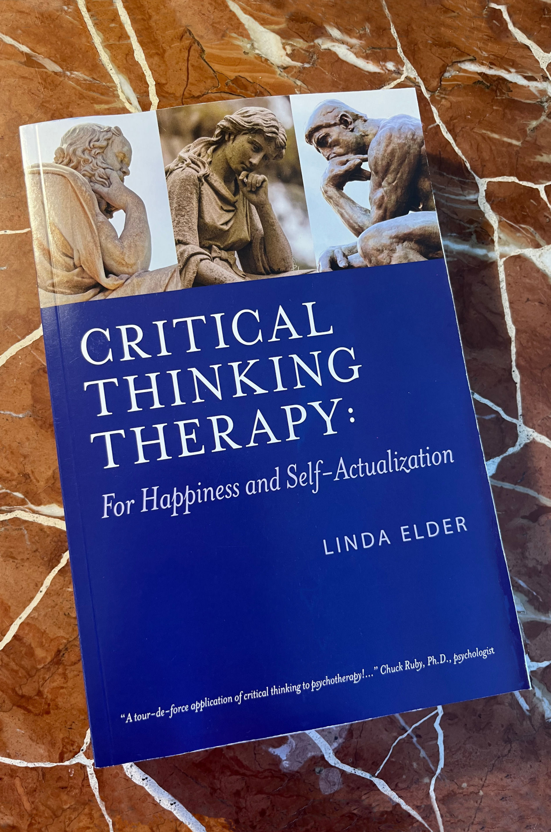 Critical Thinking Therapy - blue cover
