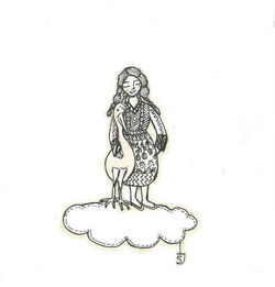 la petite et la cigogne