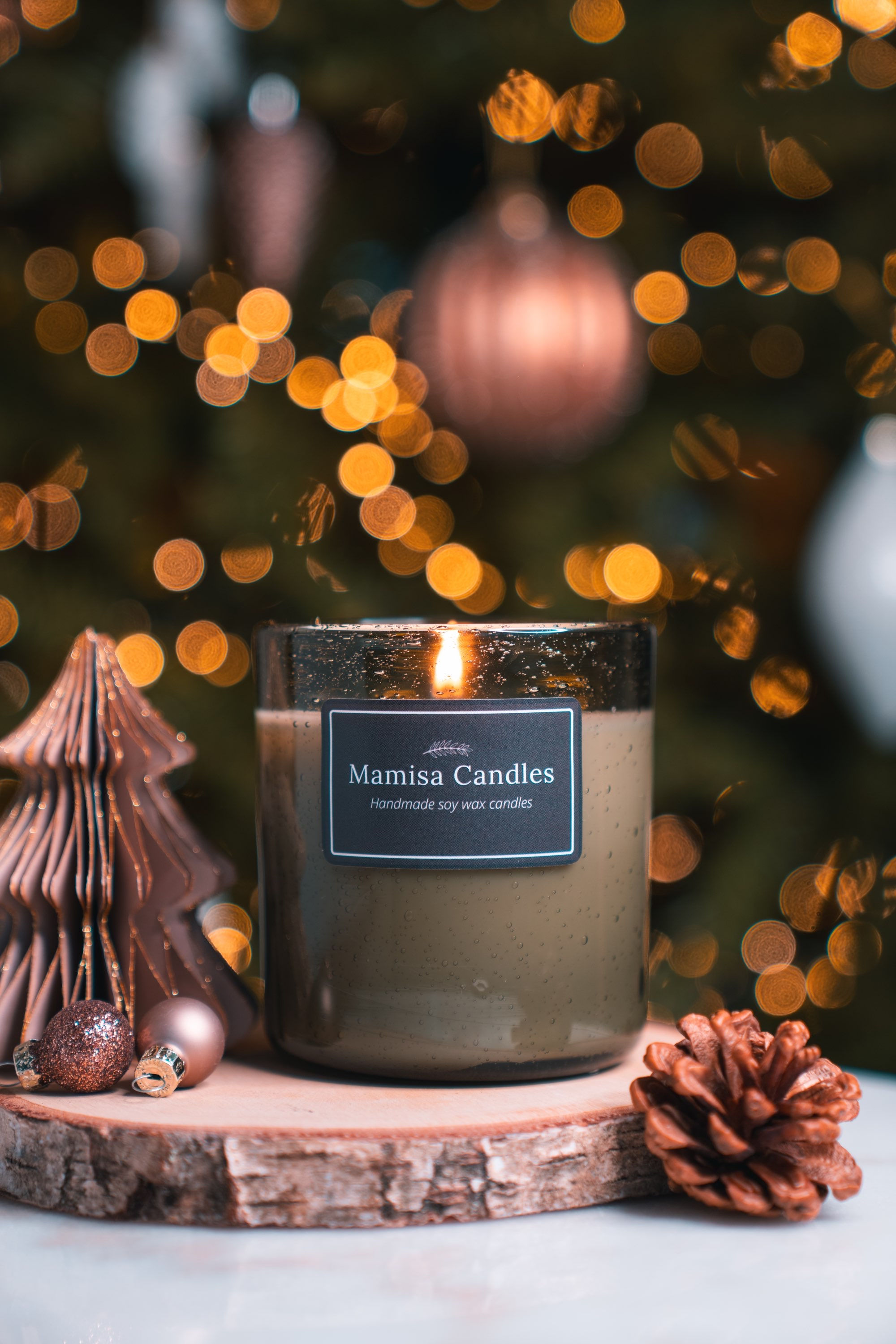 Groene geurkaars - 500gr