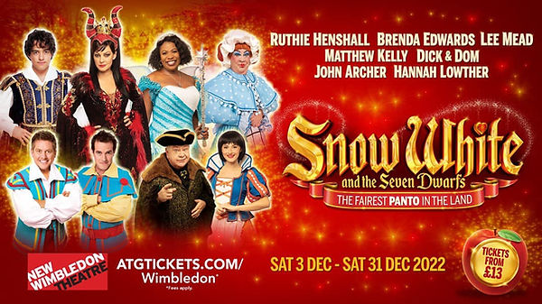 John Archer in Snow White at The New Wimbledon Theatre.