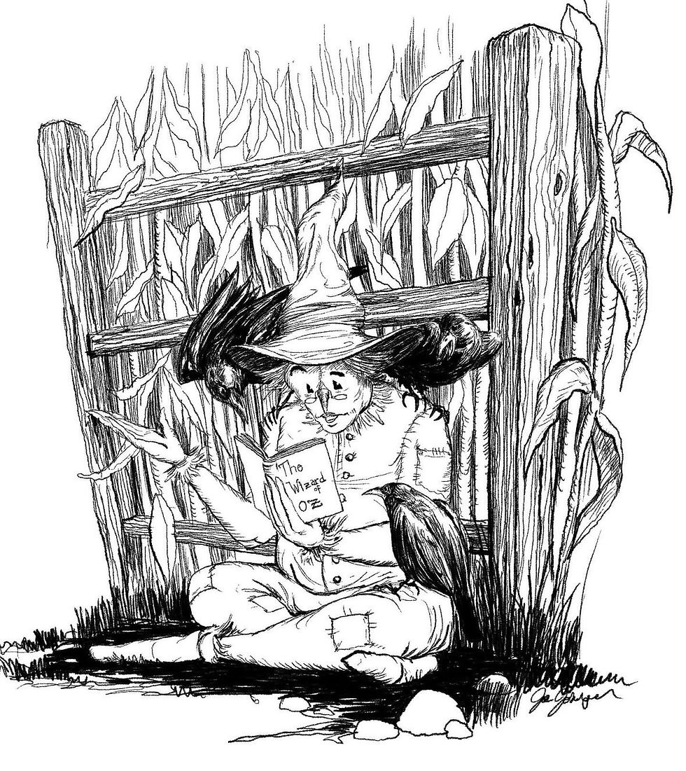 Inktober-Scarecrow