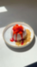 STRAWBERRY CHEESECAKE PANNA COTTA
