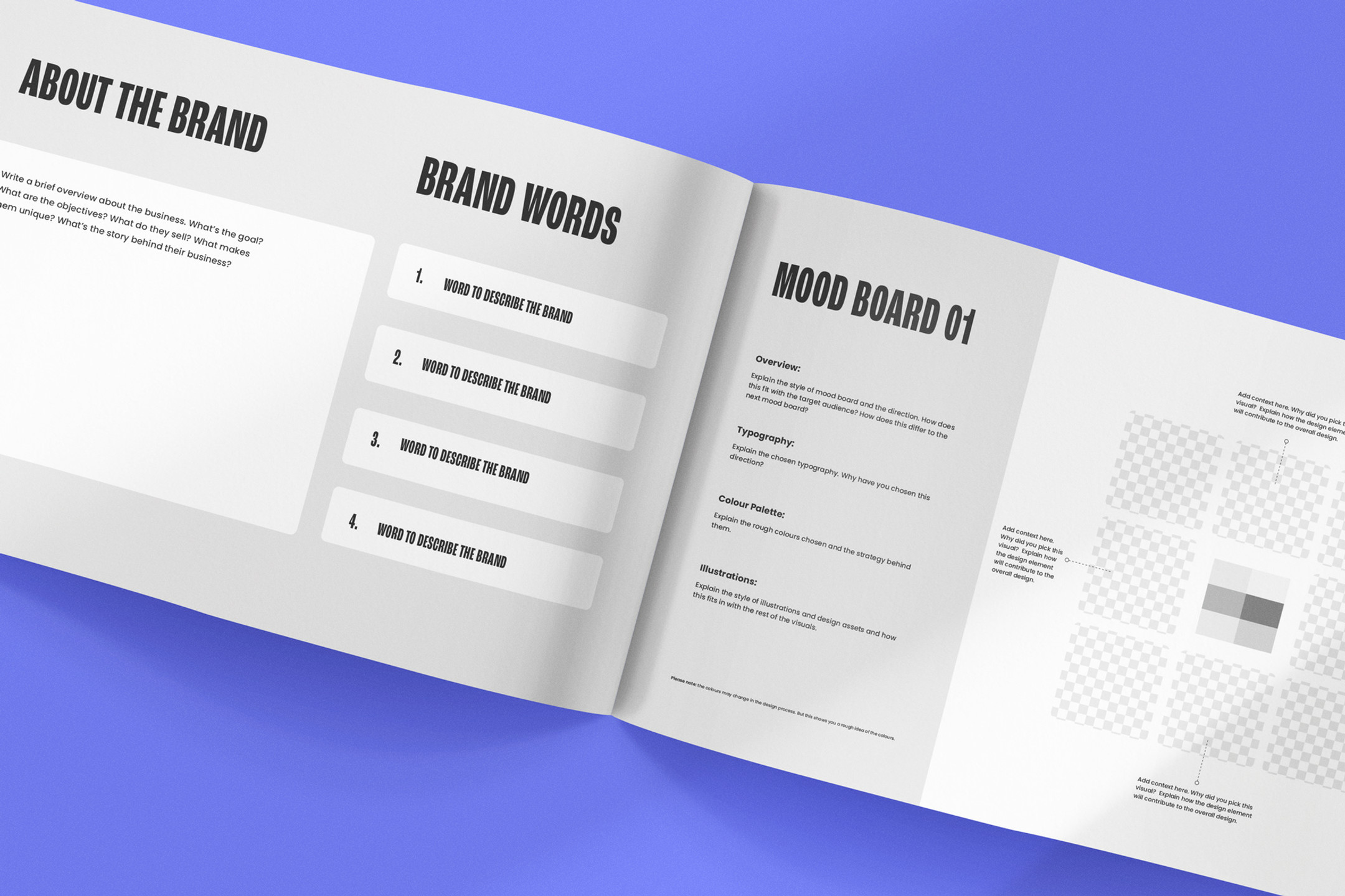 Mood Board Presentation Template Free Templates Creatively DRVN