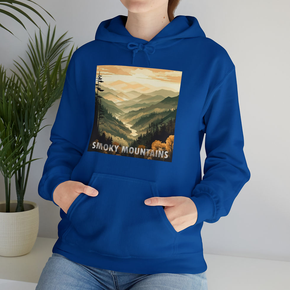 Thumbnail: My National Parks Adventure - Smoky Mtns. Unisex Heavy Blend™ Hooded Sweatshirt