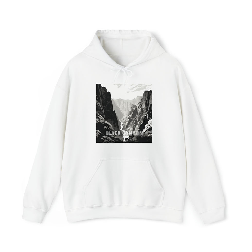 Thumbnail: My National Parks Adventure - Black Canyon Unisex Heavy Blend™ Hooded Sweatshirt