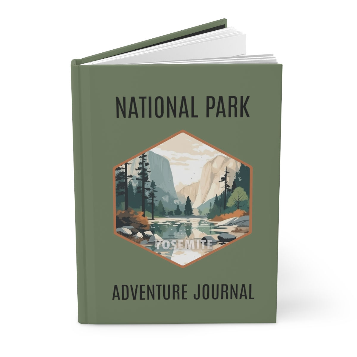 Yosemite National Park - Adventure Journal - Hardcover Journal Matte