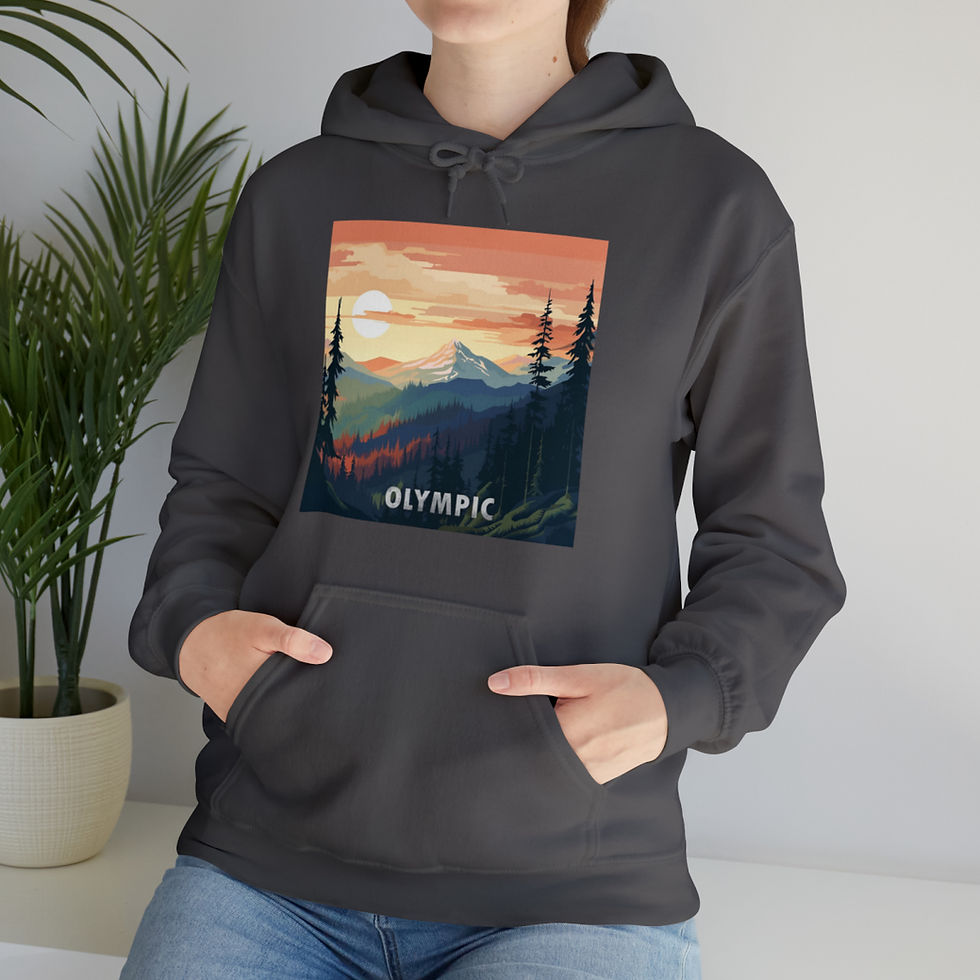 Thumbnail: My National Parks Adventure - Olympic Unisex Heavy Blend™ Hooded Sweatshirt