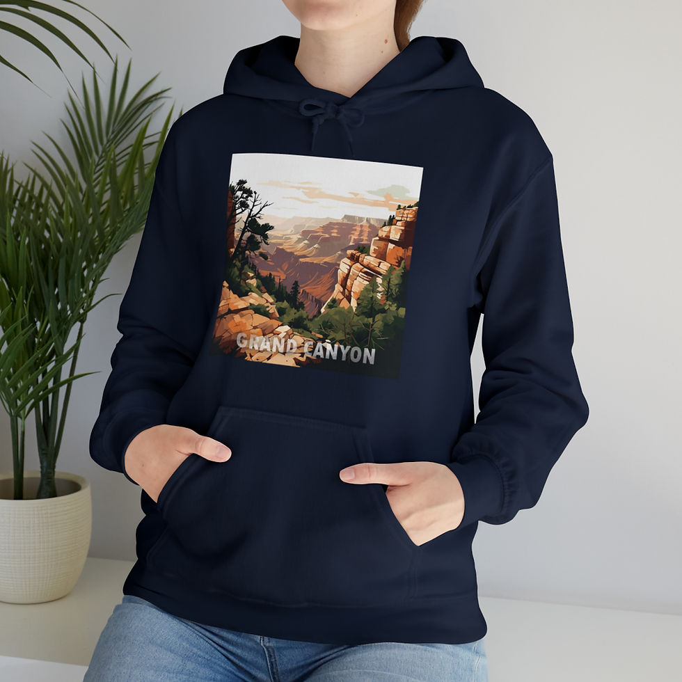 Thumbnail: My National Parks Adventure - Grand Canyon Unisex Heavy Blend™ Hooded Sweatshirt