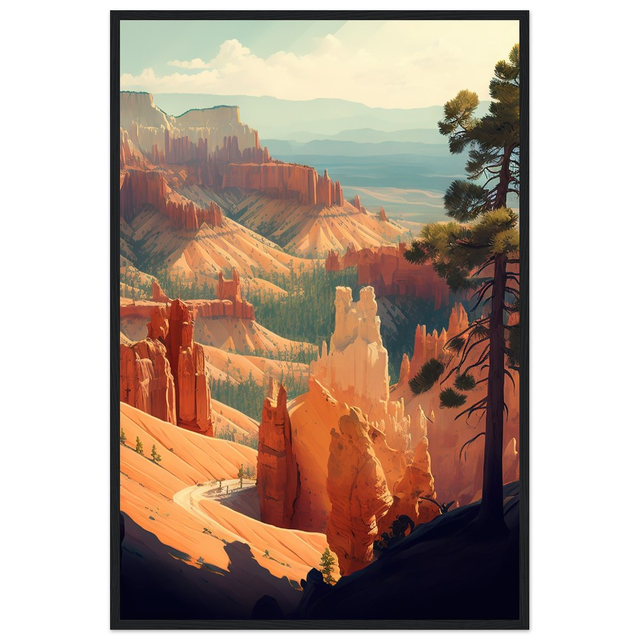 Bryce Canyon National Park framed poster print