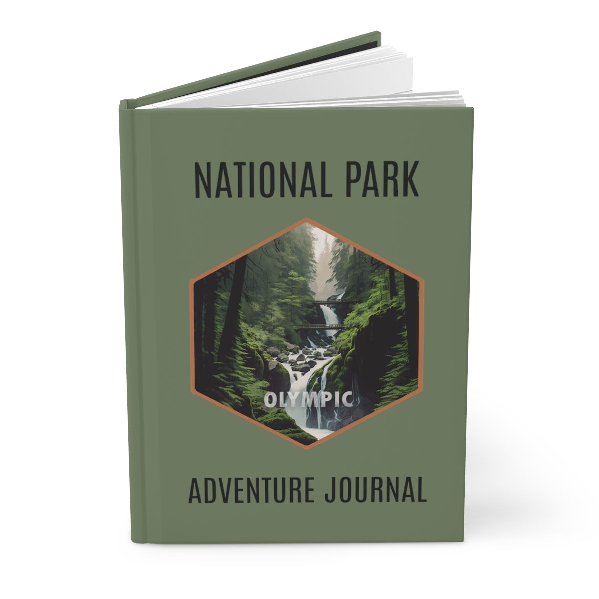 Olympic National Park - Adventure Journal - Hardcover Journal Matte
