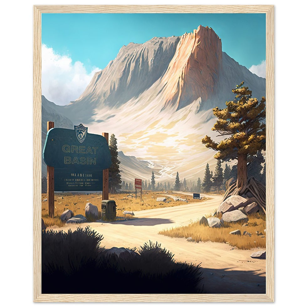 Thumbnail: Great Basin National Park - Premium Matte Paper Wooden Framed Poster
