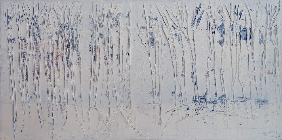 "De ochtend van de witte bomen"