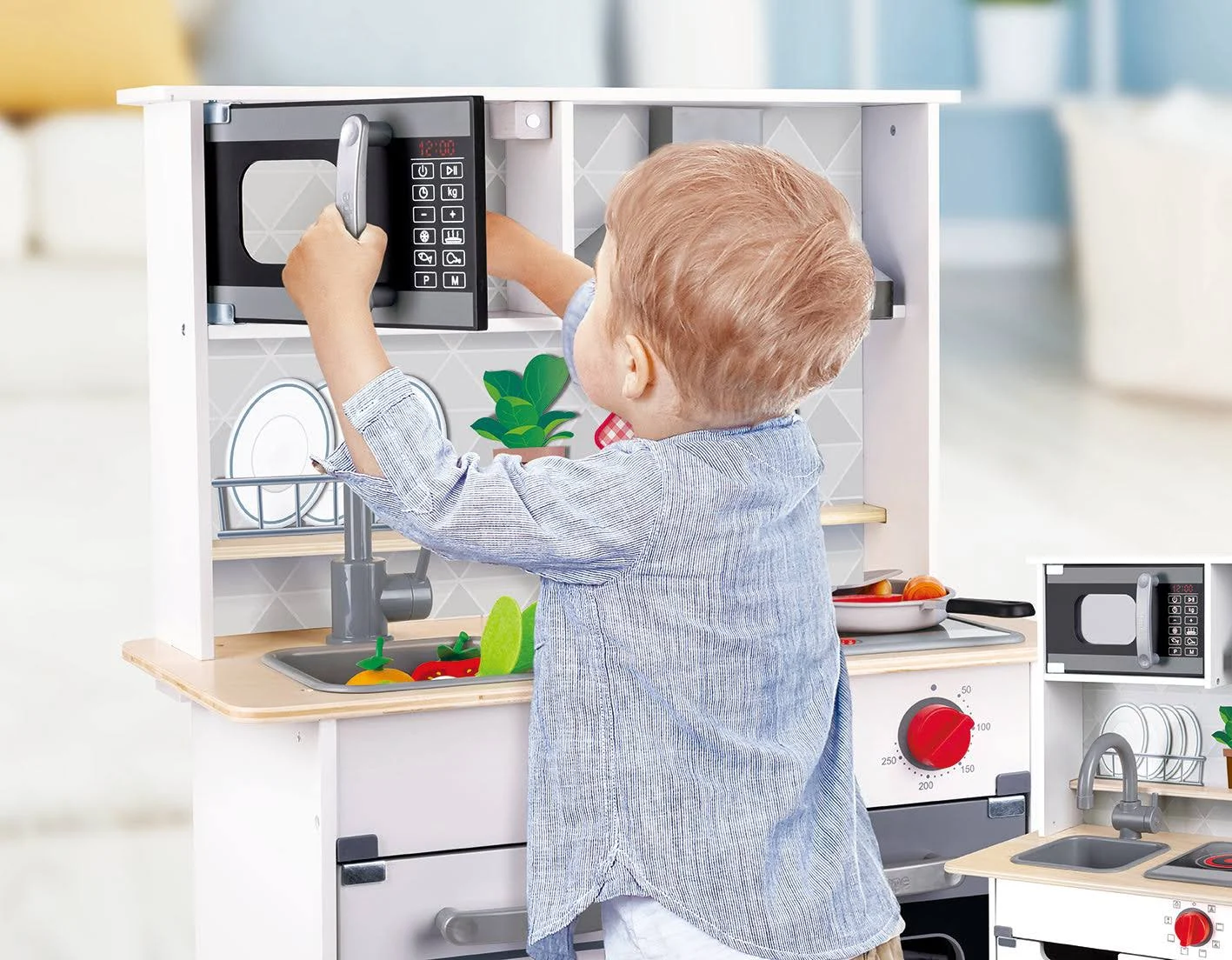 COCINA Y PARRILLA CON EFECTOS DE SONIDO Y LUZ