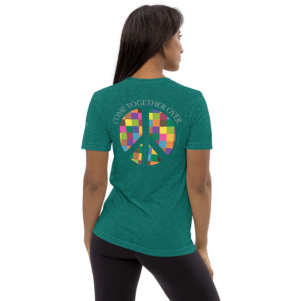Thumbnail: Come Together Over Peace "Cubes"– shirt
