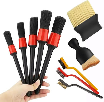SWAMINE 10pcs Auto Car Detailing Brush