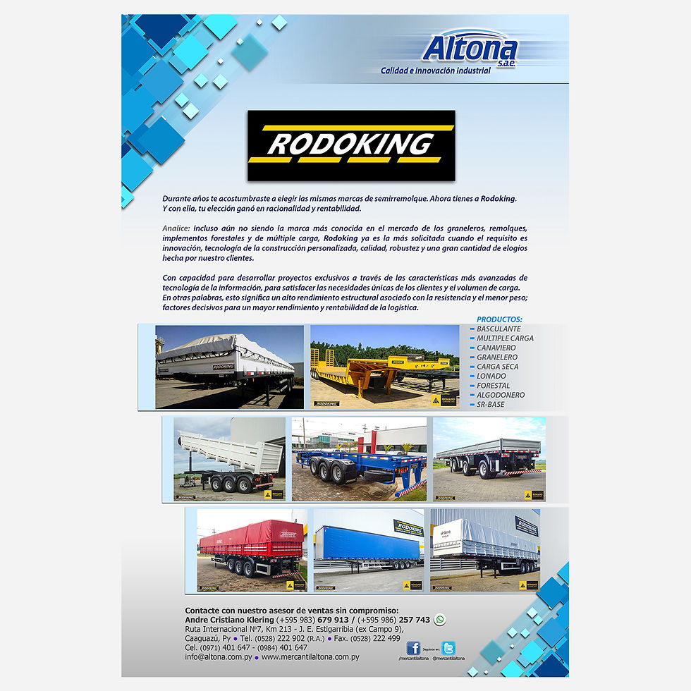 Flyer Altona Rodoking