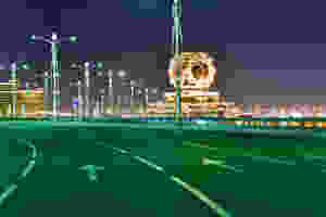 Ashgabat night wedding palace