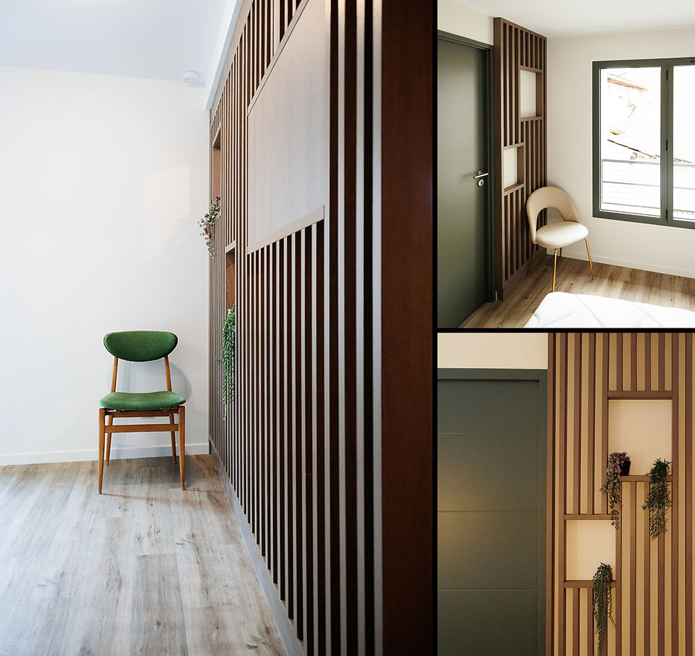 Claustra et habillage mural