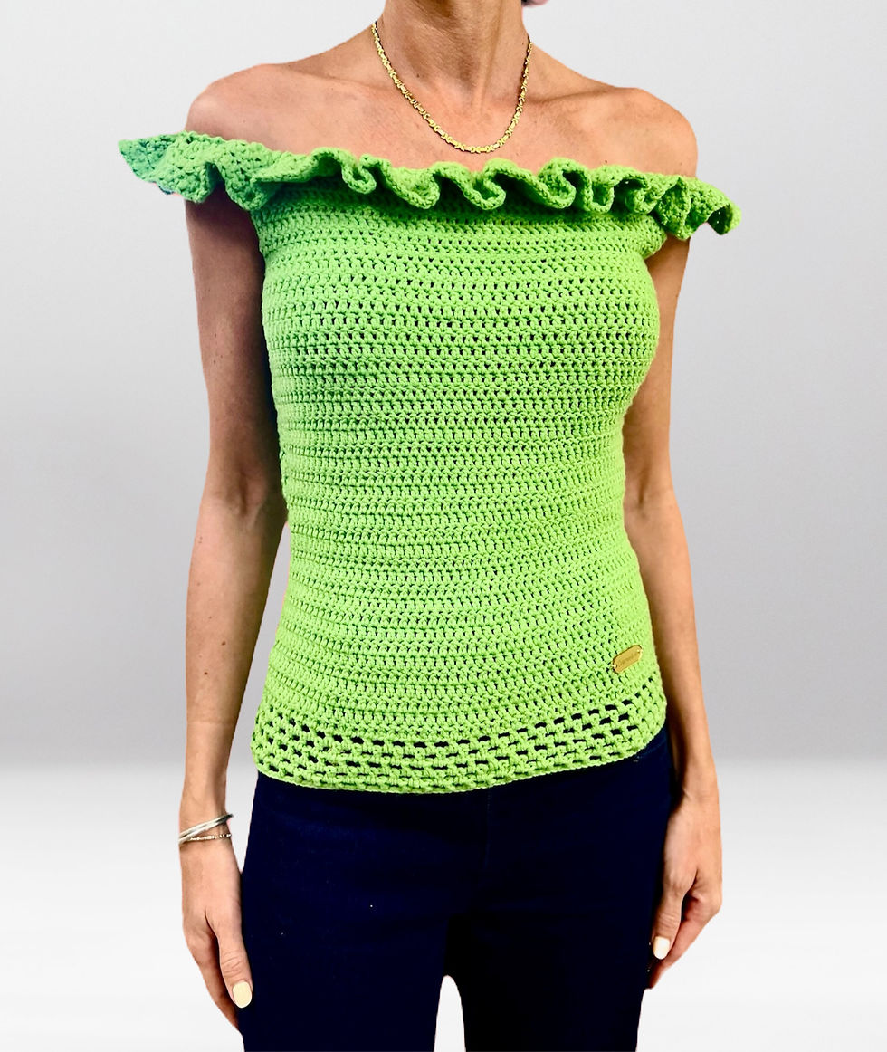 Top verde menta