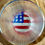 Thumbnail: Handcrafted USA Flag Bedazzled Coaster with sparkling gems and rhinestones, perfect for patriotic celebrations. 2024 flag dec