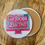 Thumbnail: Bedazzled coaster featuring a girlboss apple monitor design, inspired by Barbie. barbie logo. barbie blinged