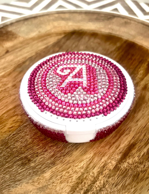 Thumbnail: Custom bedazzled case for Invisalign or Smile Direct aligners, sparkling and stylish.