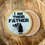 Thumbnail: The I’m Their Father Bedazzled Coaster features an array of crystals and beads arranged to depict an iconic Star Wars theme.